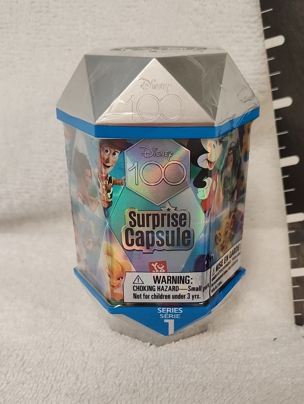 Disney 100 Surprise Capsule - Blue and Silver Holographic Tin